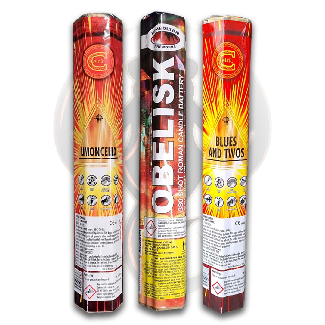 380 SHOT Roman Candles
