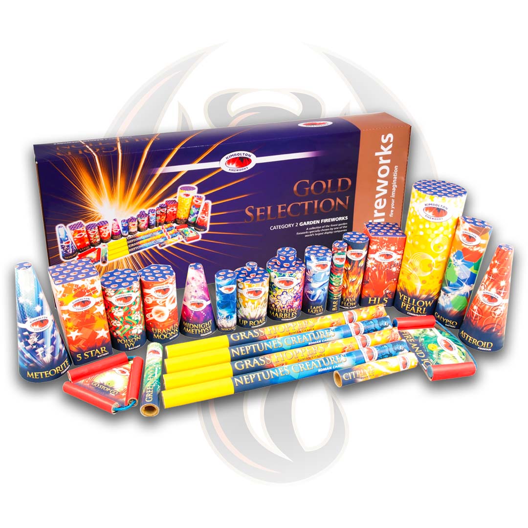 GOLD Selection Box | Kimbolton Fireworks