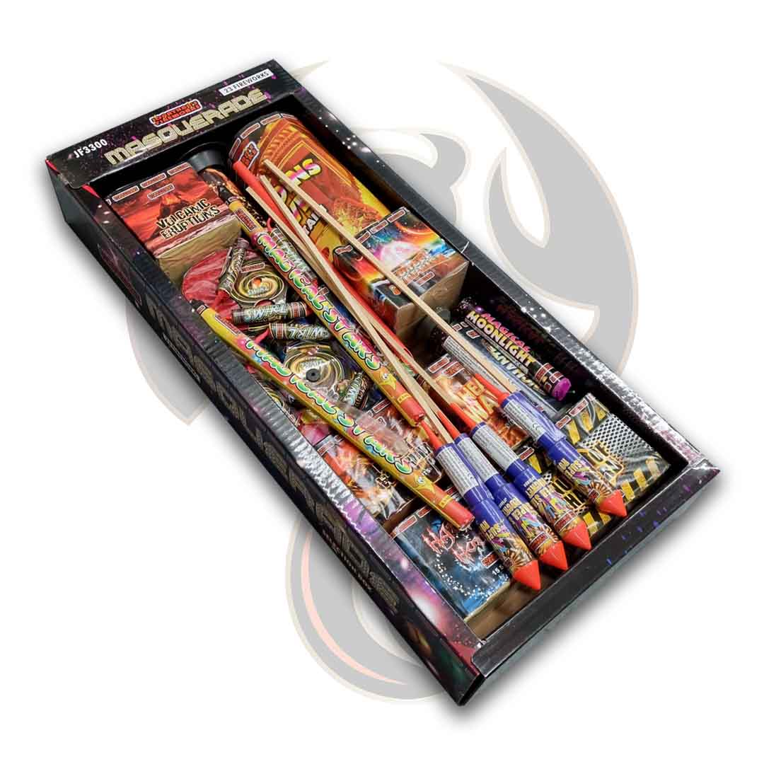 MASQUERADE Selection Box | Jonathans Fireworks