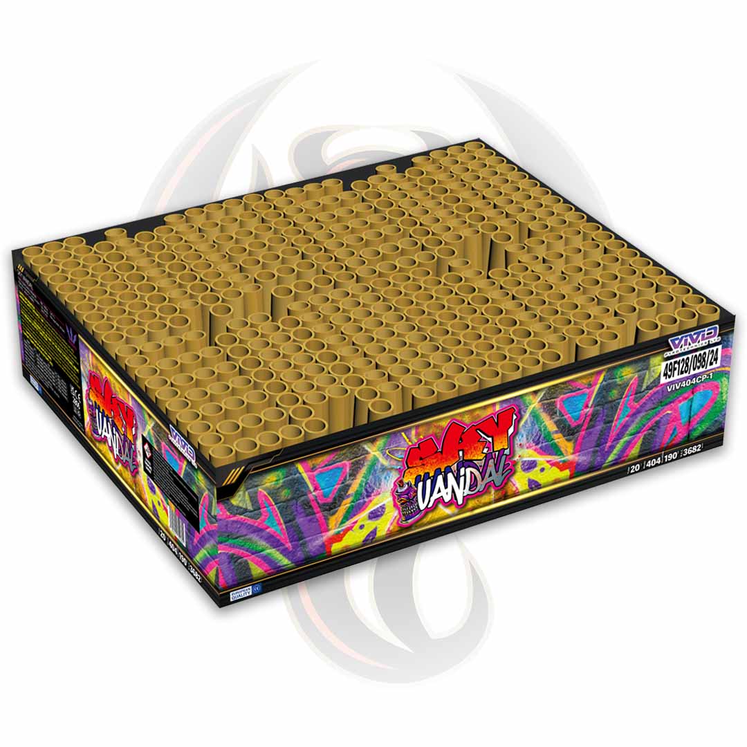 sky vandal compound firework by vivid pyrotechnics