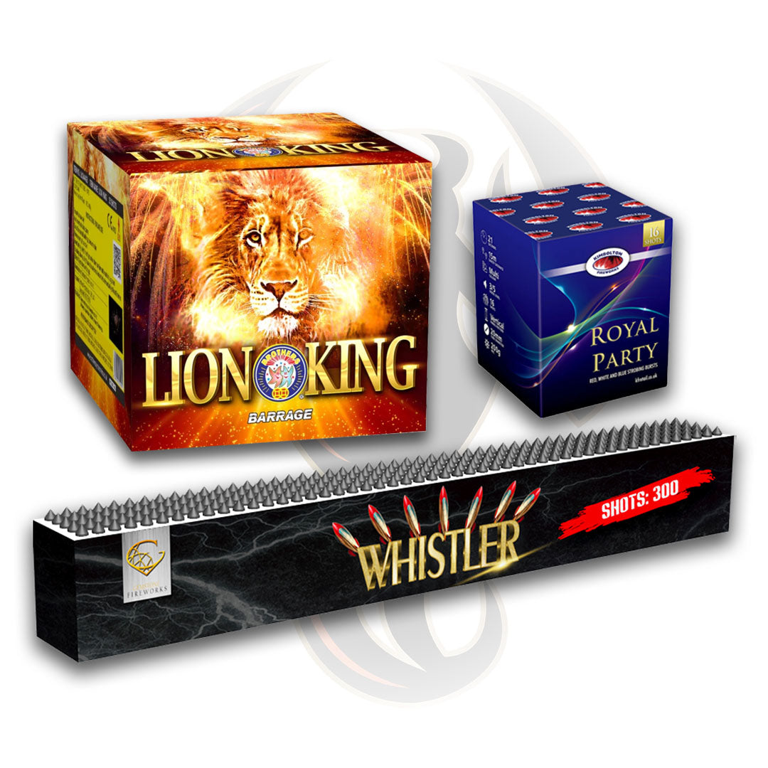 The WHISTLING LION PARTY Bundle (3 Items)