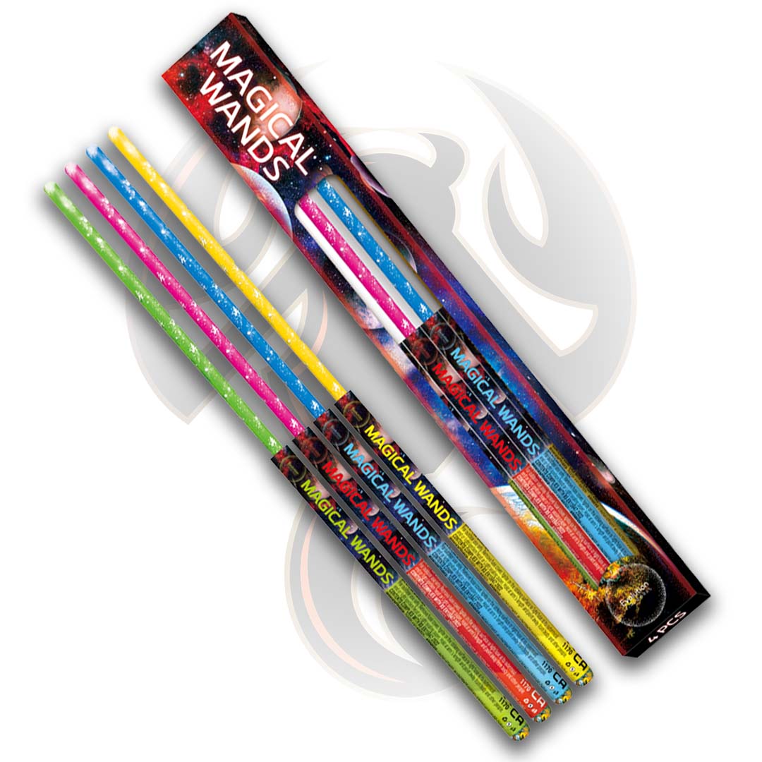 magical wands evolution fireworks