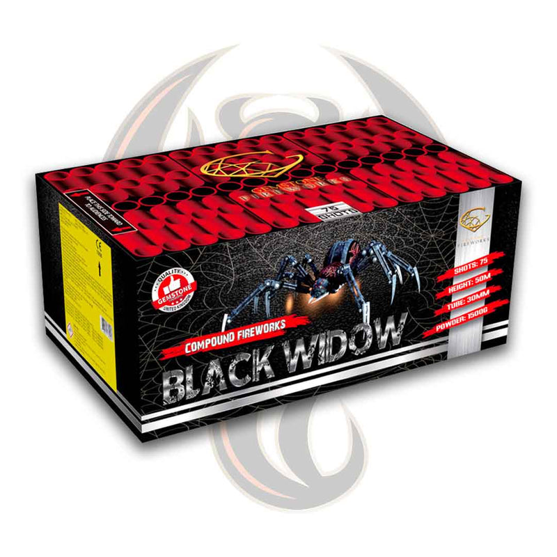 BLACK WIDOW By Gemstone Fireworks