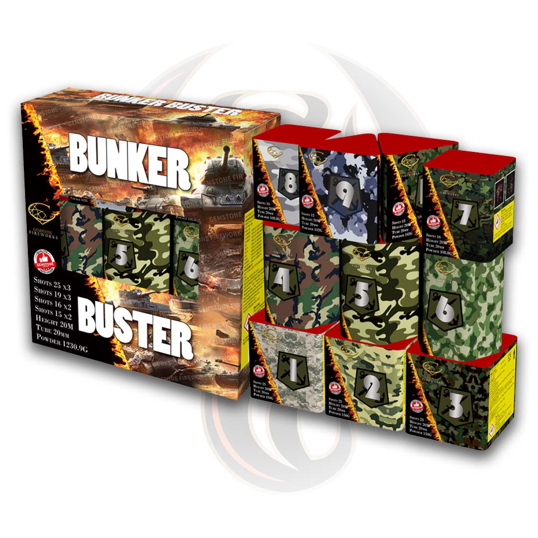 BUNKER BUSTER | Gemstone Fireworks – Elite Fireworks