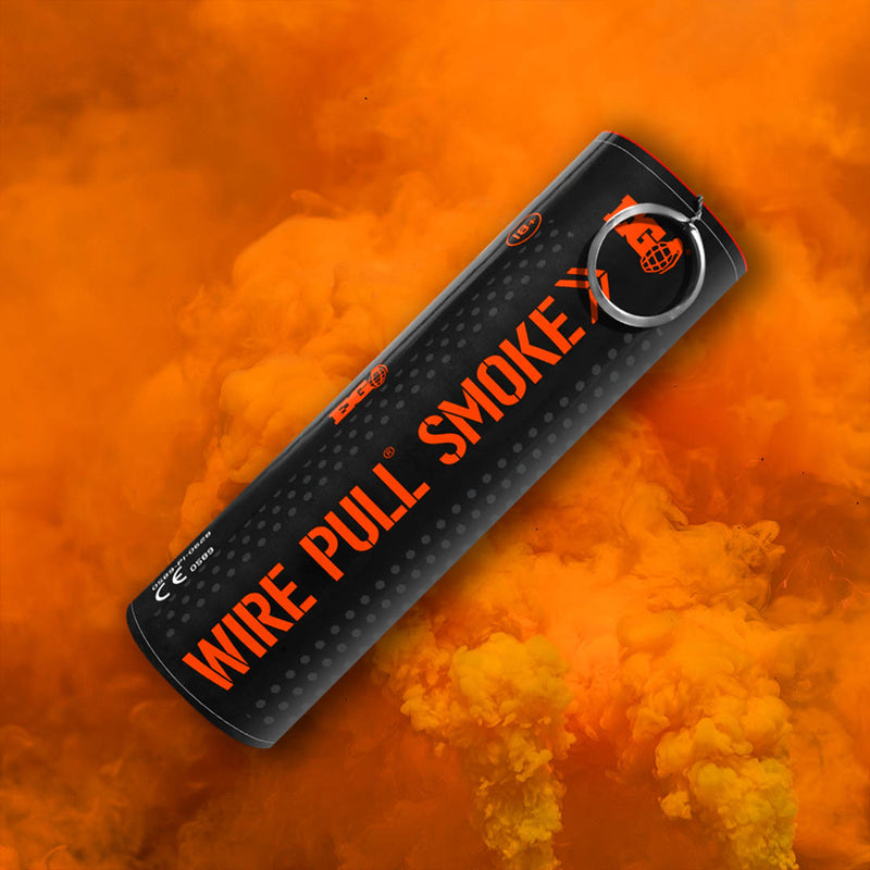 Enola Gaye WP40 Wire Pull Smoke Grenade Orange