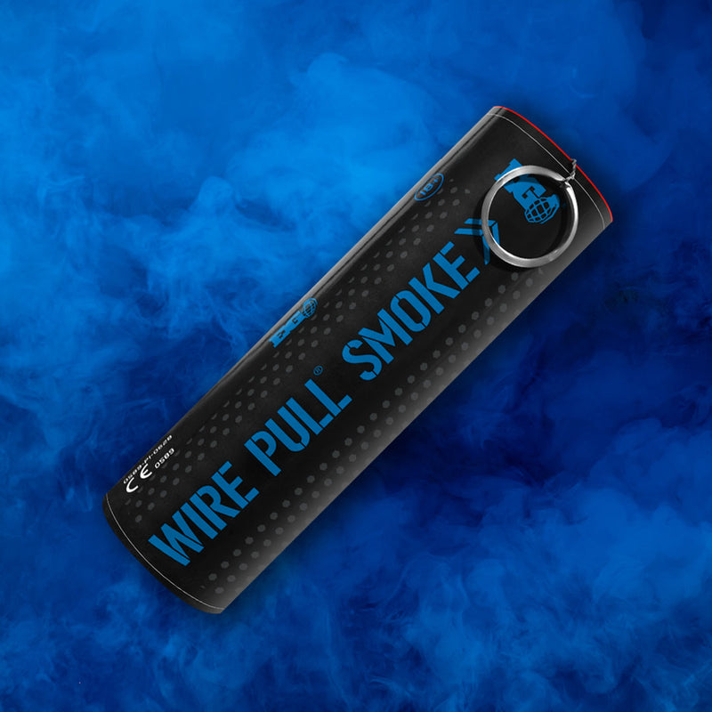 Enola Gaye WP40 Wire Pull Smoke Grenade Blue