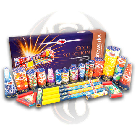 GOLD Selection Box | Kimbolton Fireworks
