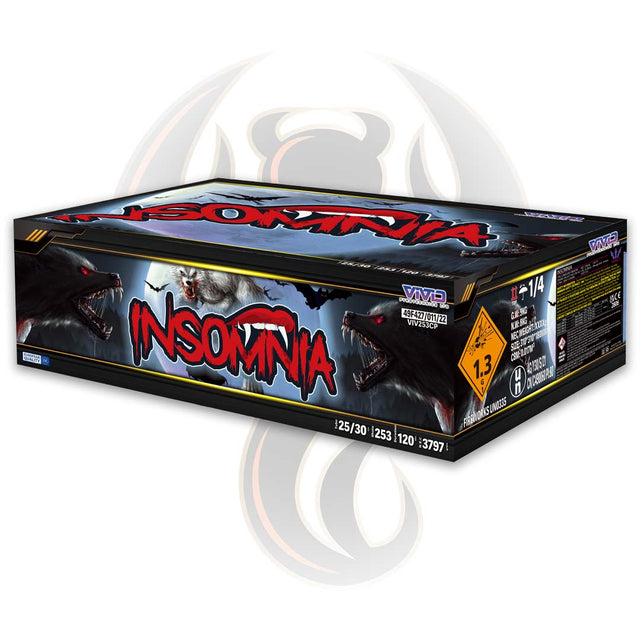 Insomnia compound firework by vivid pyrotechnics