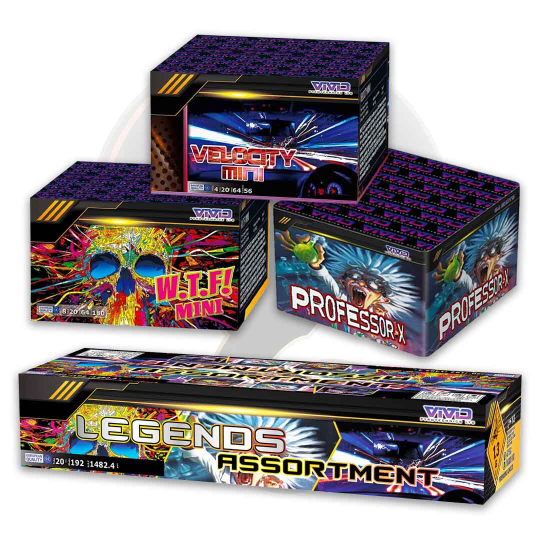 Legends Assortment | Vivid Pyrotechnics β Elite Fireworks