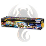 Legends assortment barrage box by vivid pyrotechnics