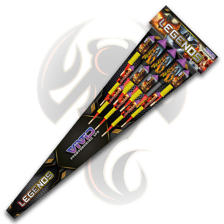 LEGENDS (12 Rocket Pack) | Vivid Pyrotechnics