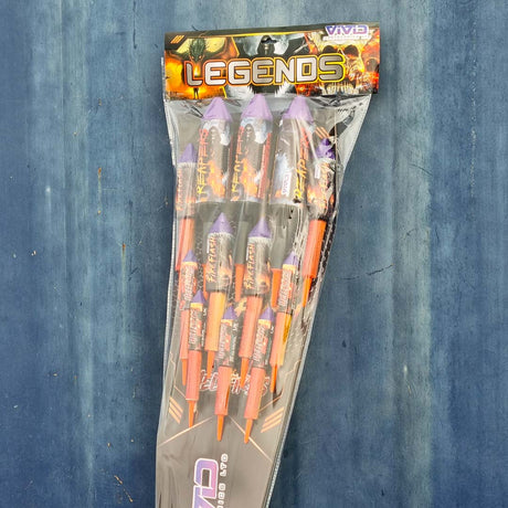 LEGENDS (12 Rocket Pack) | Vivid Pyrotechnics