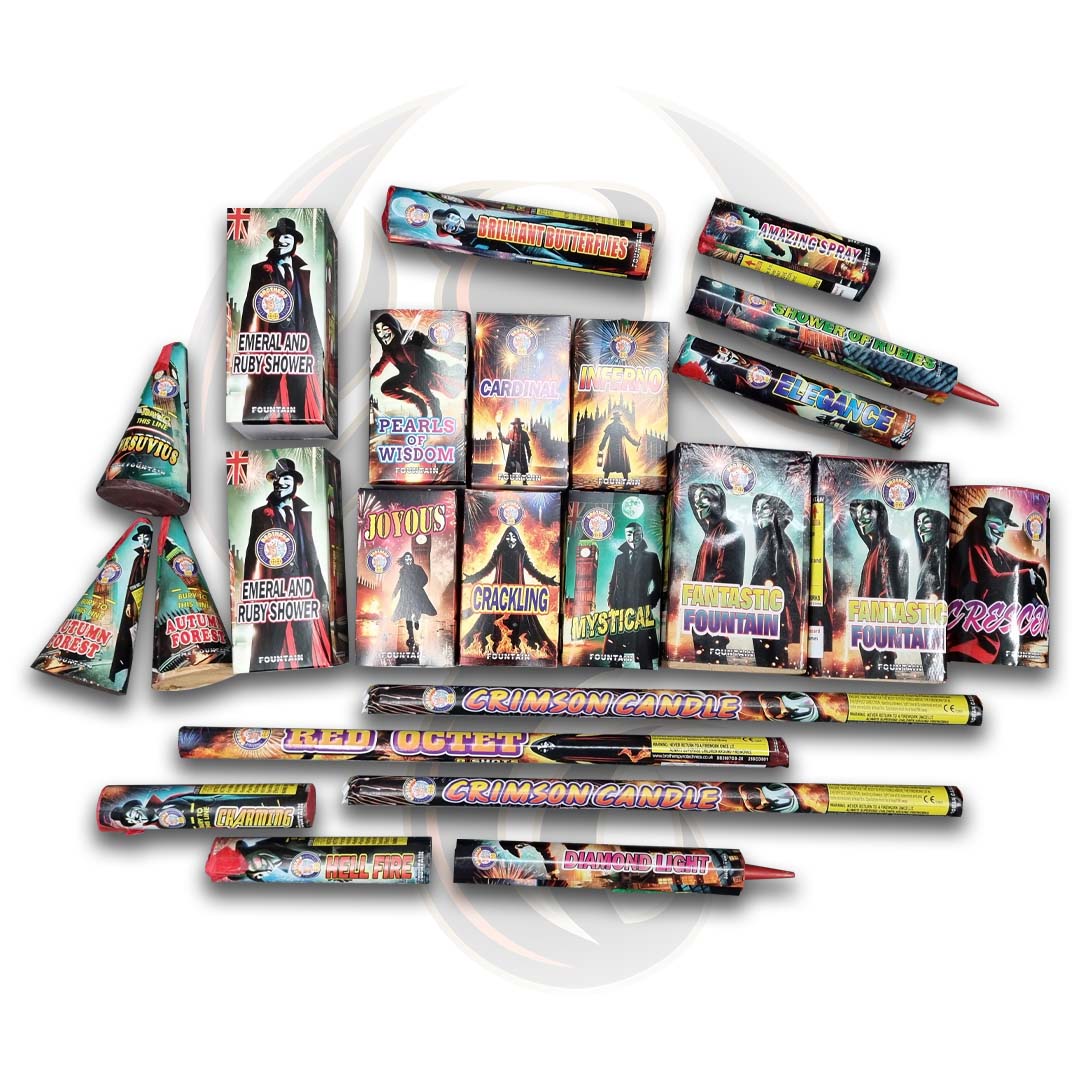 MEGA Mayhem | Brothers Pyrotechnics selection box