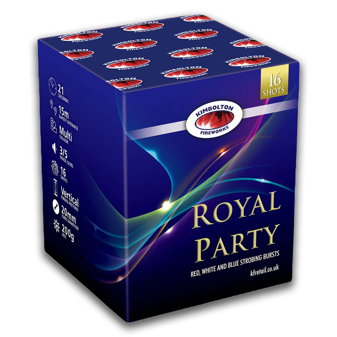 Royal party firework by kimbolton fireworks
