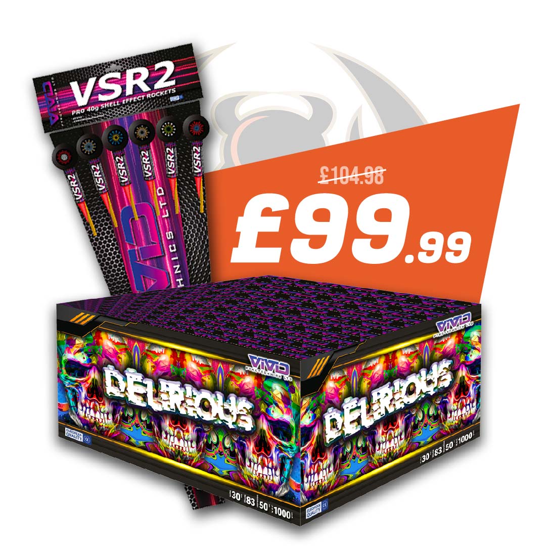 £99.99 Firework Display Bundle (Delirious)