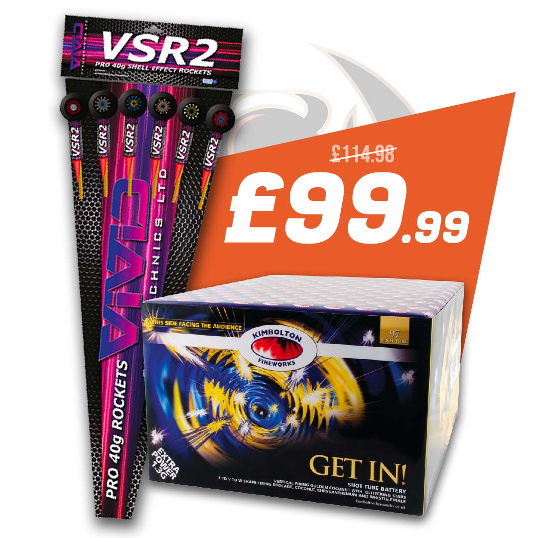 £99.99 Firework Display Bundle (Get In!)