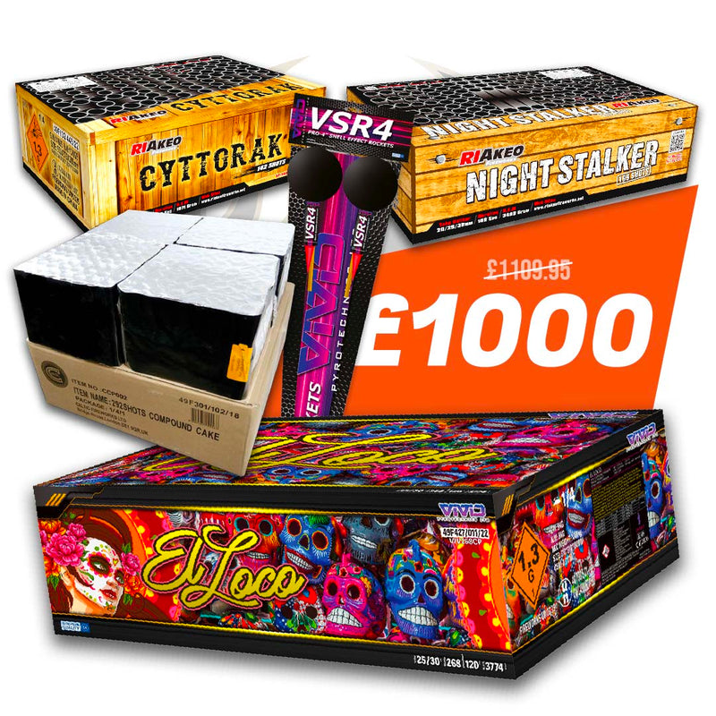 £1000 Firework Display Bundle