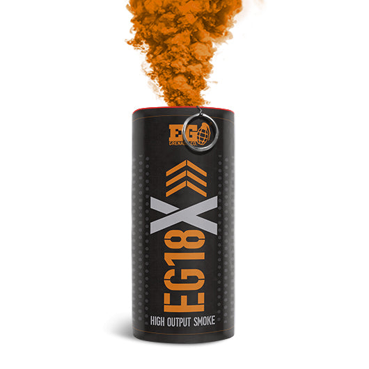 Enola Gaye EG18X Wire Pull High Output Smoke Grenade Orange
