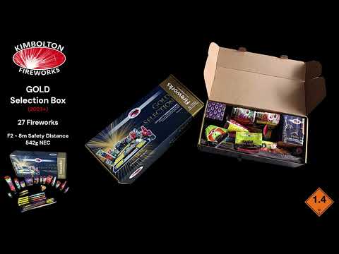 GOLD Selection Box | Kimbolton Fireworks