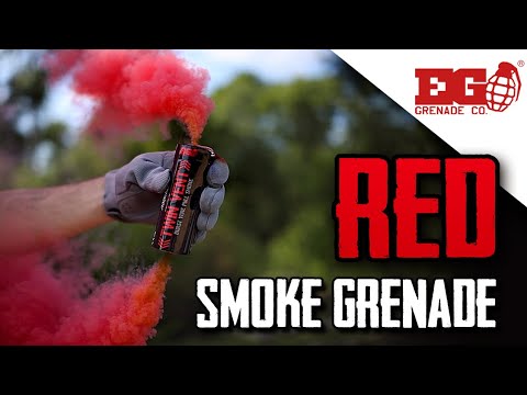 Enola Gaye Twin Vent II Wire Pull Smoke Grenade Red