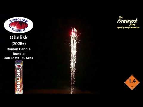 OBELISK (2025) | Kimbolton Fireworks (380 Shot Roman Candle)