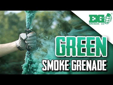 Enola Gaye Twin Vent II Wire Pull Smoke Grenade Green