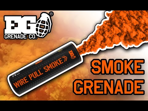 Enola Gaye WP40 Wire Pull Smoke Grenade Orange