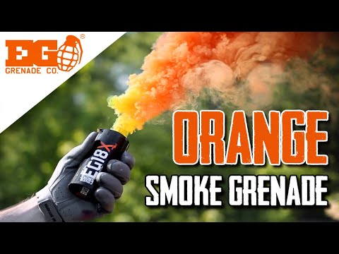 Enola Gaye EG18X Wire Pull High Output Smoke Grenade Orange
