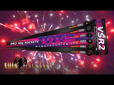 VSR 2" PRO Shell Effect Rockets (5 Rocket Pack) | Vivid Pyrotechnics