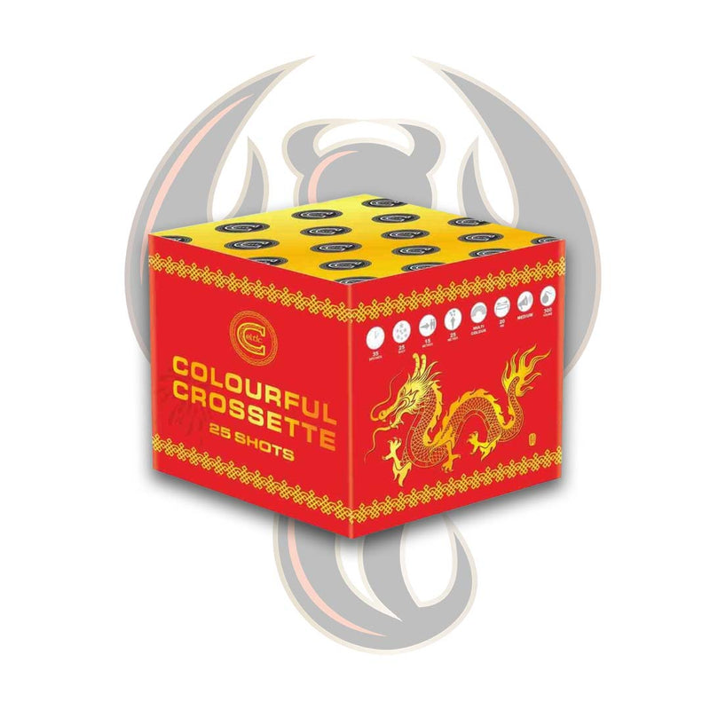 COLOURFUL CROSSETTE By Celtic Fireworks