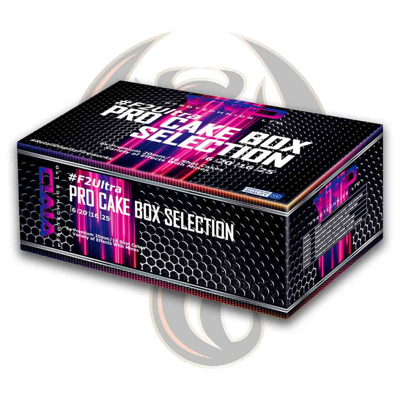 ULTRA Pro Cake Box Selection (6 Fireworks) By Vivid Pyrotechnics
