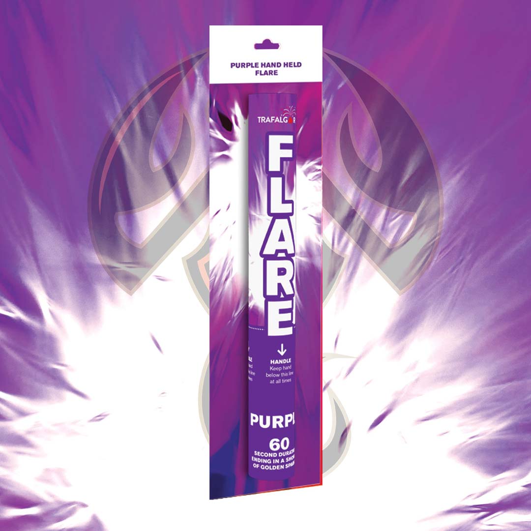 Purple Hand Held Flare