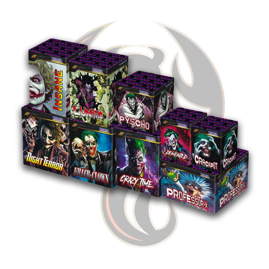 THE ASYLUM (9 Fireworks) By Vivid Pyrotechnics