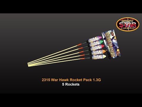 WAR HAWK (5 Rocket Pack) By Bright Star