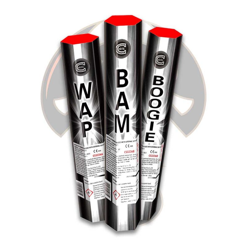 Wap, Bam & Boogie (Roman Candles) By Celtic Fireworks